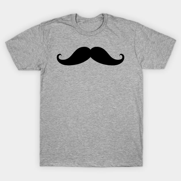 Handlebar Mustache T-Shirt by luckylucy